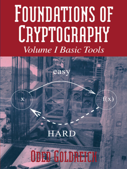 Cover image for Foundations of Cryptography
